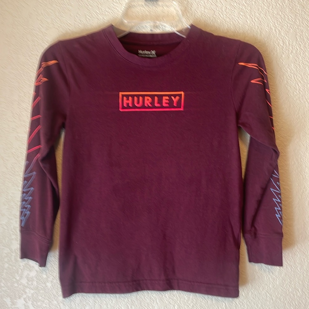 Boys size 8-10 Hurley Long Sleeve Shirt